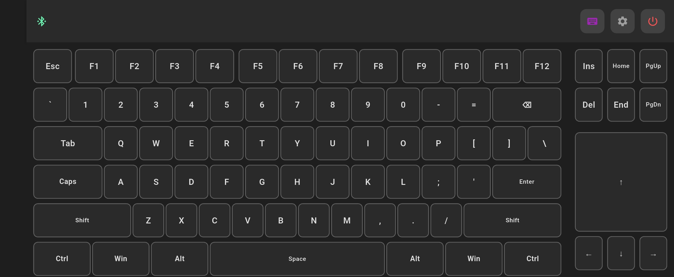 Keyboard Horizontal
