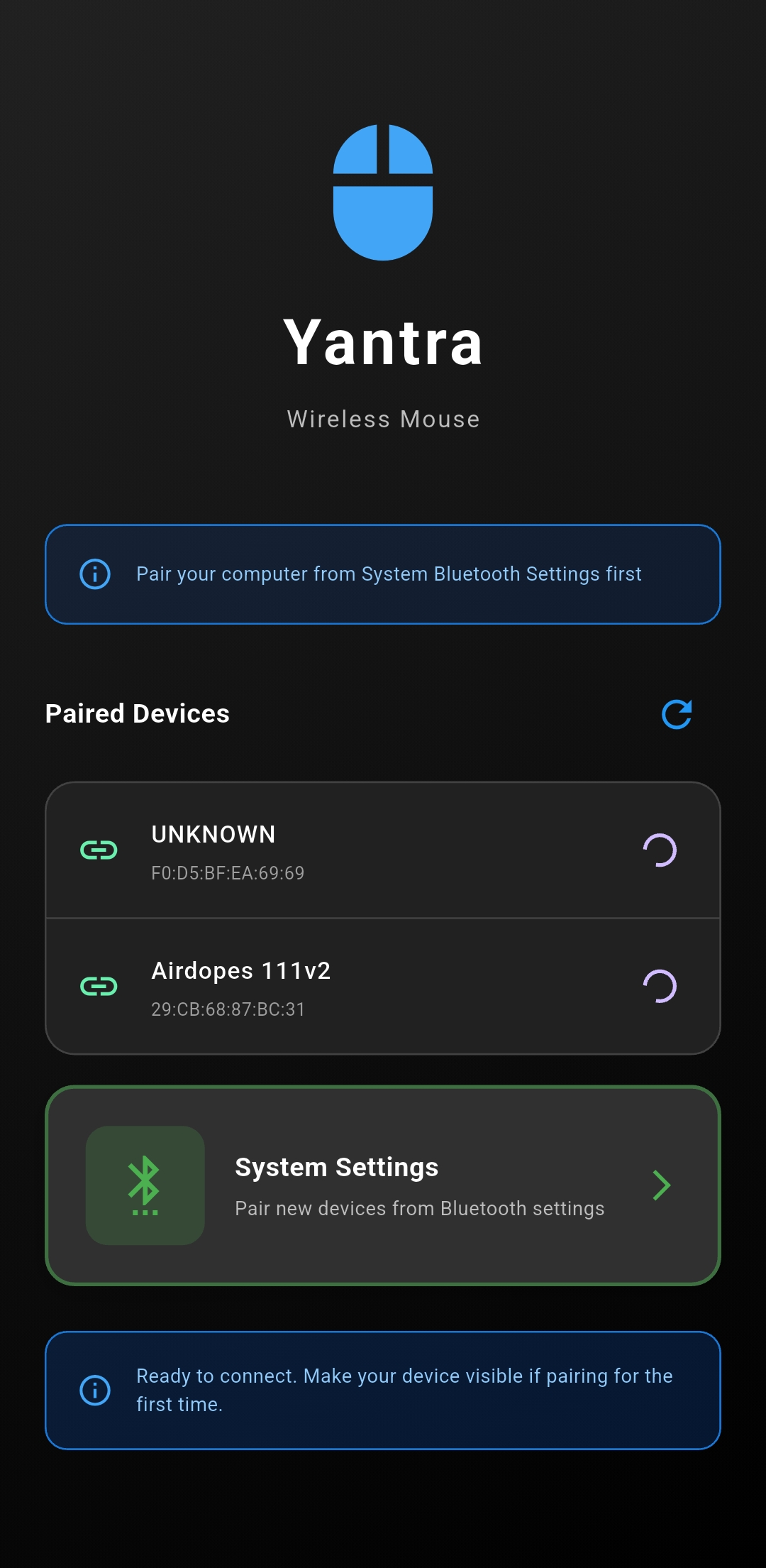 Main Screen